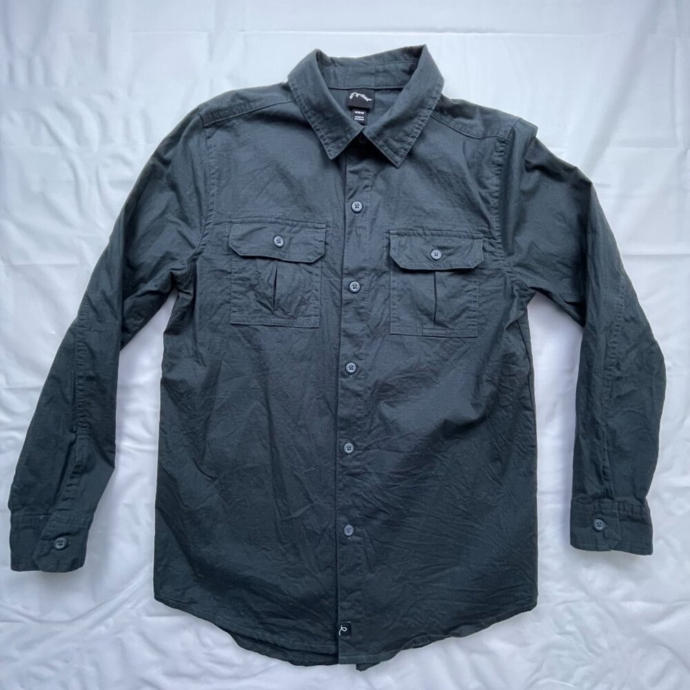 Art Class Black Boys Button Down Shirt Size M(8/10)